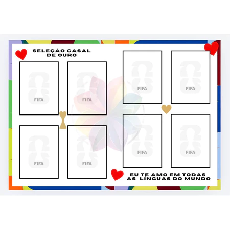 Álbum CopaLove - Seleção Casal de Ouro